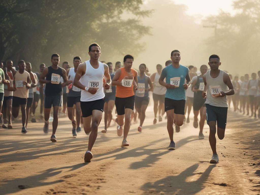 Tangail marathon, community run, fitness event, environmental awareness